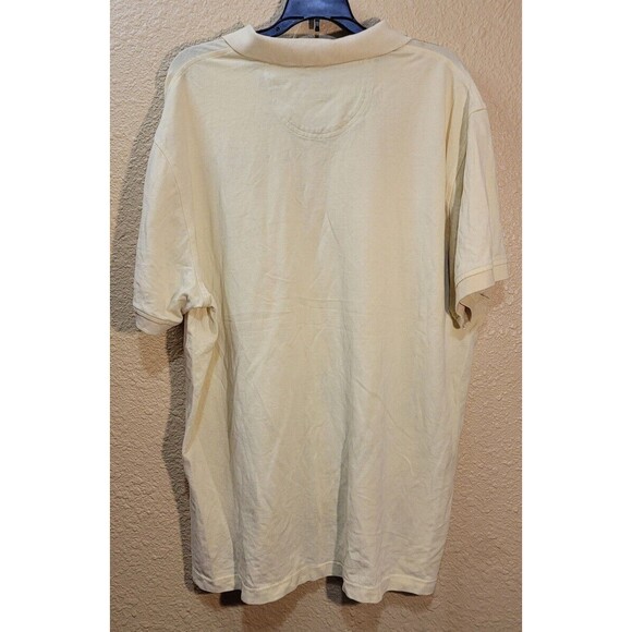 Men's IZOD Heritage Polo Shirt XXL Regular Fit 100% cotton Golf Shirt Yellow - Picture 4 of 12